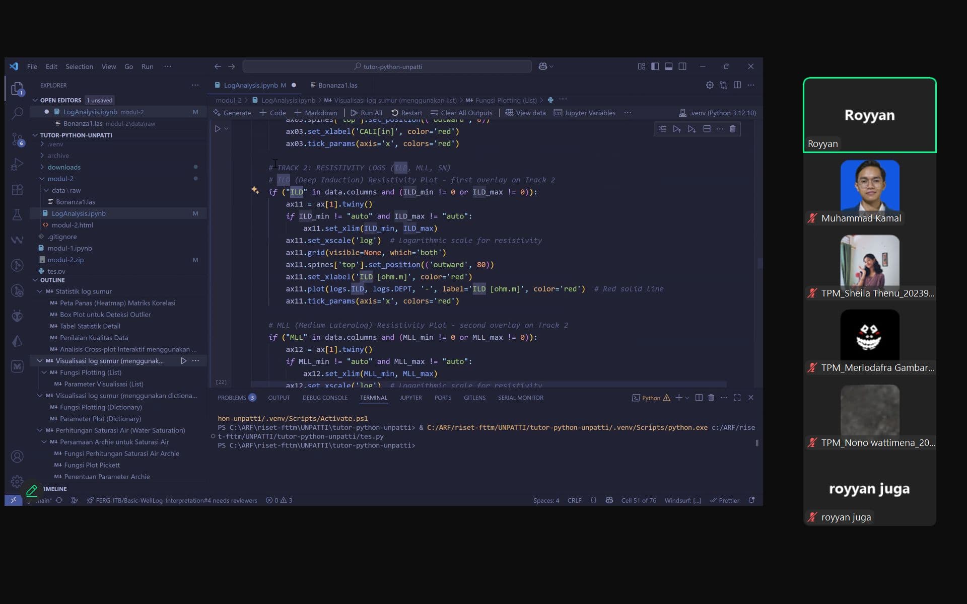 Unpatti Workshop Results